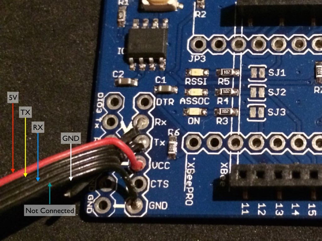 XBee USB Adopter Wiring